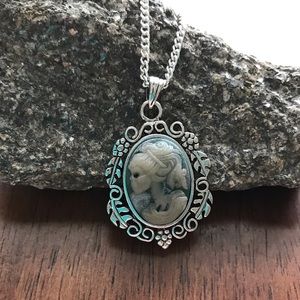 Dead Girl Cameo Necklace